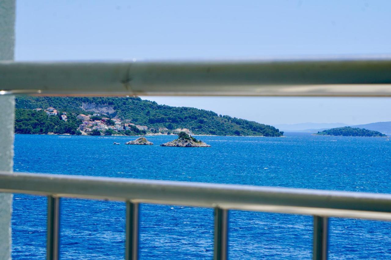 Trogir-Luxury Villa Sapphirus Seget Vranjica Esterno foto